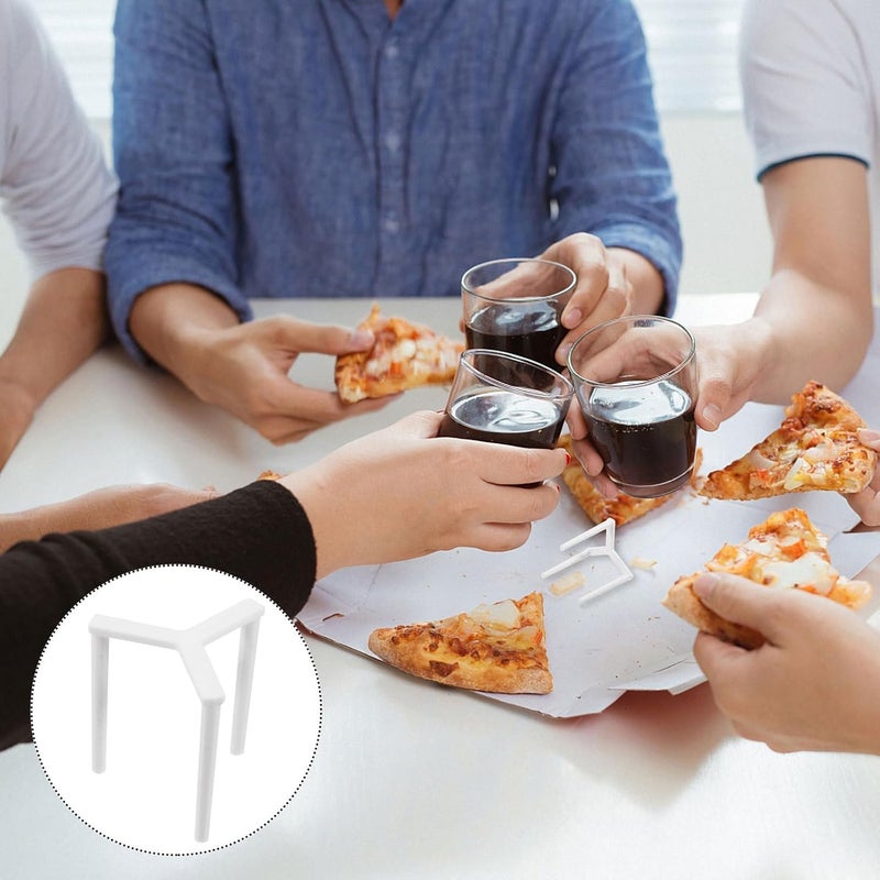 OLRADA Olrada Party Essentials Disposable Pizza StandsSaversTripod StackerCatering Boxes and Food Take Out Tripod Stand 47 Pcs  - Image 3