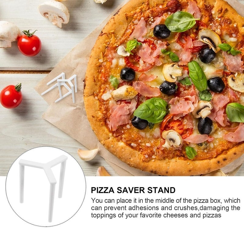 OLRADA Olrada Party Essentials Disposable Pizza StandsSaversTripod StackerCatering Boxes and Food Take Out Tripod Stand 47 Pcs  - Image 2