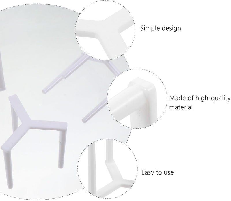 OLRADA Olrada Party Essentials Disposable Pizza StandsSaversTripod StackerCatering Boxes and Food Take Out Tripod Stand 47 Pcs  - Image 5