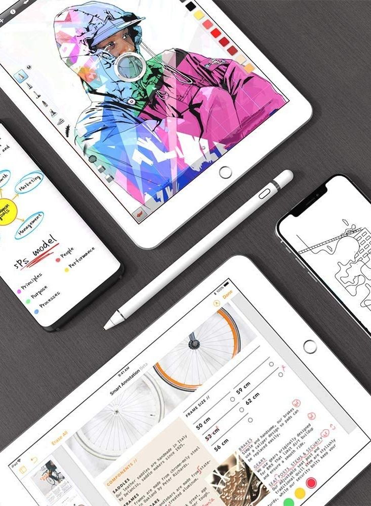 الجيل الثاني قلم رصاص رقمي أبيض - Image 3