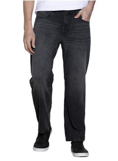 Dennis Lingo Men’s Dark Grey Relaxed Fit Jeans  - Image 2