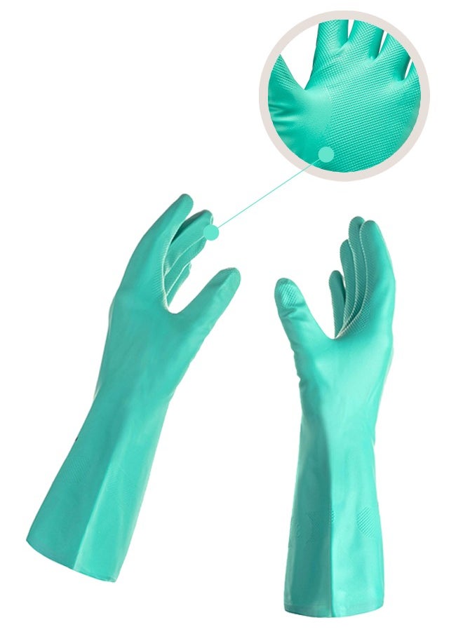 Sweet Life Best Nitrile Rubber Cleaning, Household, Dishwashing Gloves, Latex Free, Vinyl Free, Reusable not Disposable, Large L  - Image 3