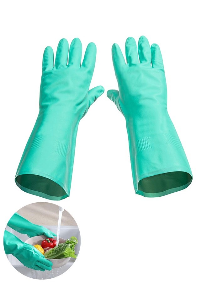 Sweet Life Best Nitrile Rubber Cleaning, Household, Dishwashing Gloves, Latex Free, Vinyl Free, Reusable not Disposable, Large L  - Image 1
