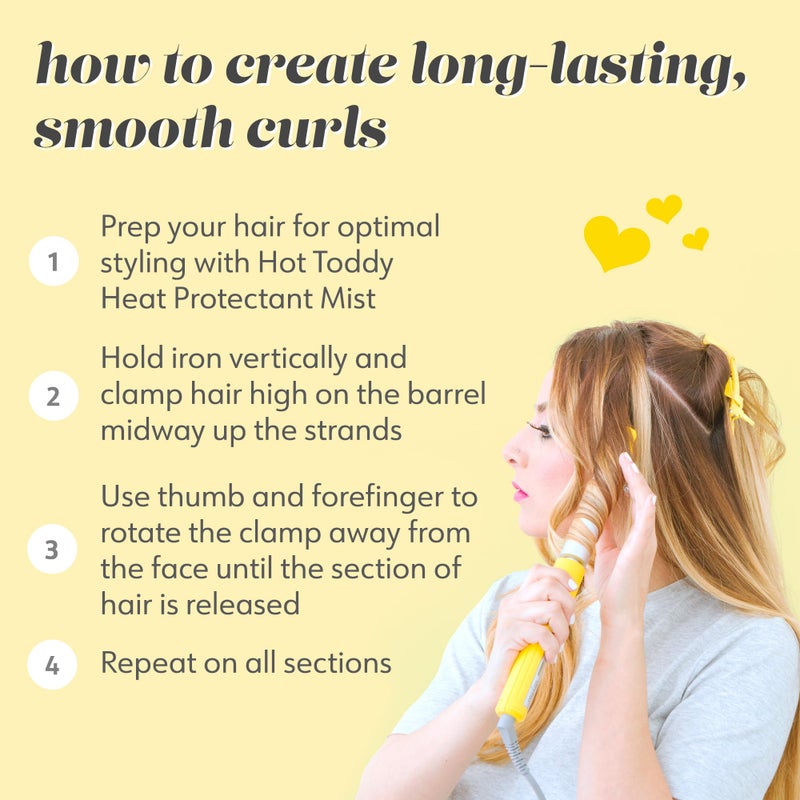 Drybar The 3 Day Bender Rotating Curling Iron | for Perfect Curls or Waves (1 in) - Image 4