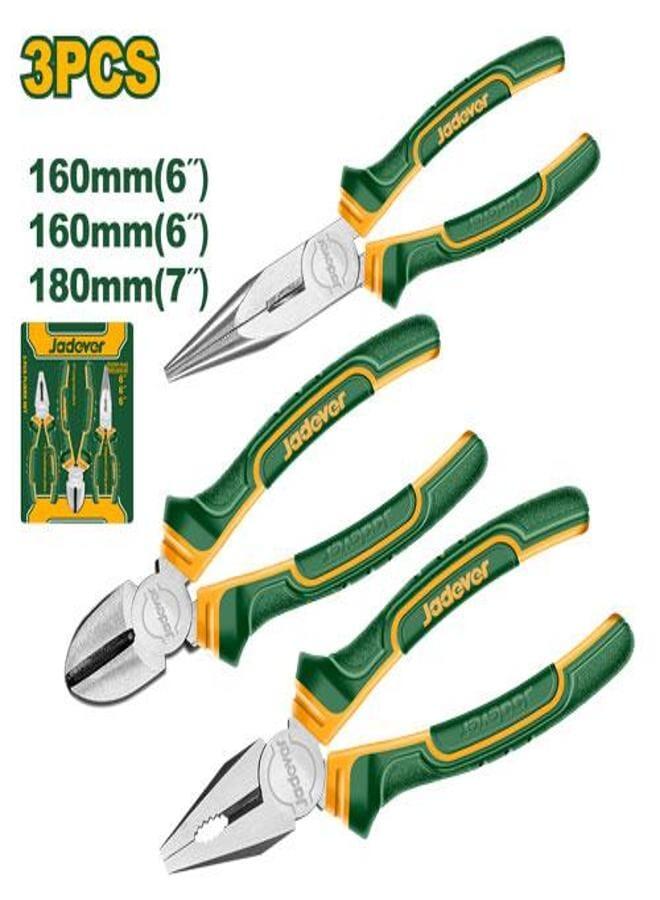 Jadever 3Pcs Pliers Set Jdps0603 - Image 1