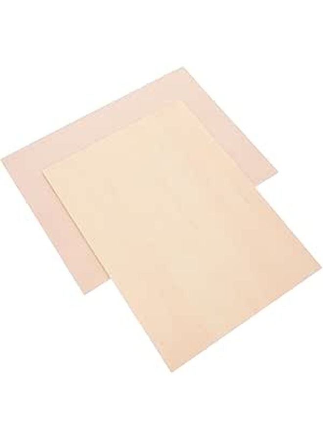 ألواح خشب الزيزفون للنقش 2 قطعة مقاس A4 22x30 سم ألواح خشبية غير مكتملة لفنون DIY والرسم - Image 1