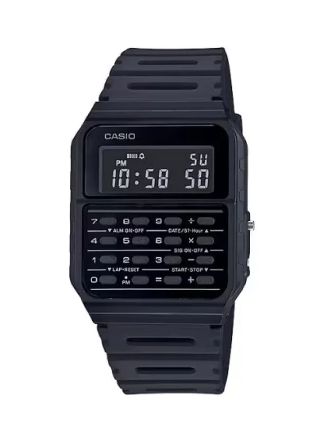 كاسيو Unisex Resin Digital Watch CA-53WF-1BDF - 34.4 mm