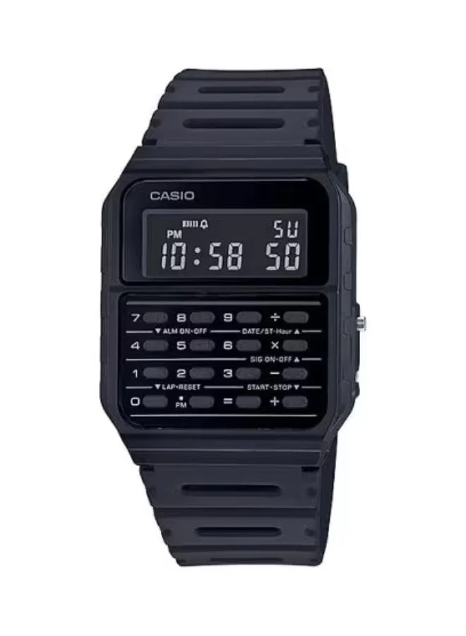 كاسيو Unisex Resin Digital Watch CA-53WF-1BDF - 34.4 mm