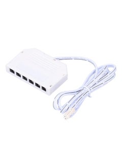 External 6-Holes Junction Box Cable Splitter Accessory for LED Cabinet Wardrobe Light