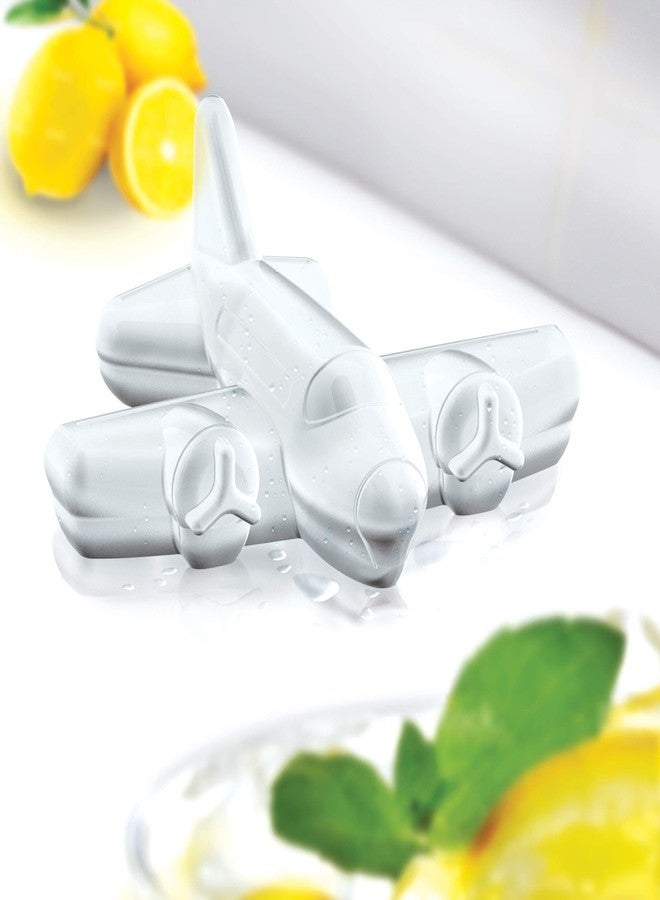 توفولو قوالب مكعبات الثلج على شكل طائرة من توفولو، مصنوعة من السيليكون المرن، آمنة للاستخدام في غسالة الأطباق - Image 3