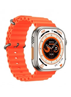 SP Smart Watch 7+1 Ultra with Finger Sensor for Call Answering, Calorie Counting, and Message Notifications – Supports Arabic Language, Comes with 7 Extra Straps, 49mm, Multi-Color  - Image 2