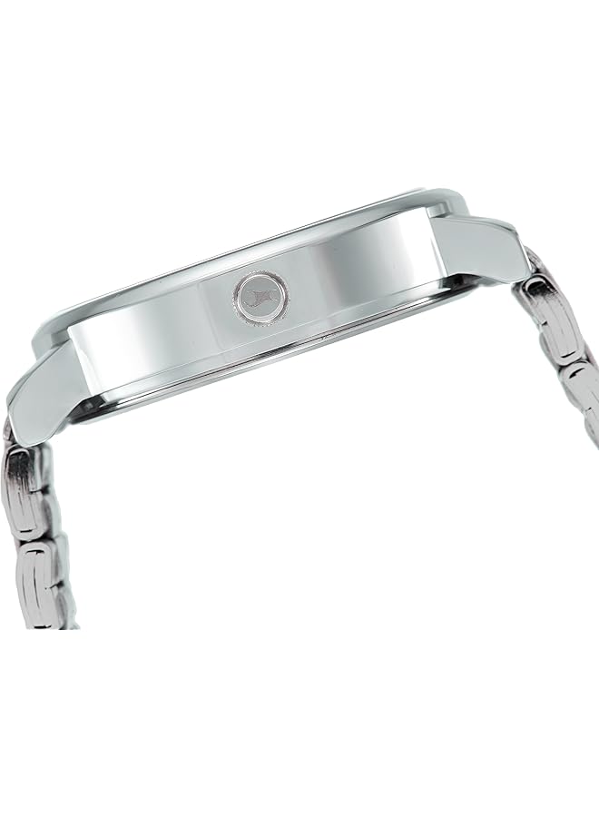 فاستراك ساعة فوندامنتالز التناظرية للرجال بمينا أبيض - Image 3