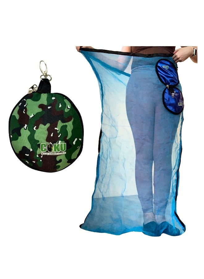 coku Compact Medium Kulambo Mosquito Net – Foldable, Portable, Easy Setup Insect Protection, Waist Length - Proudly Made in the Philippines - Image 1