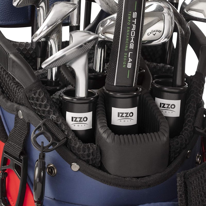 Izzo Golf Black Plastic Golf Club Tube - Image 3