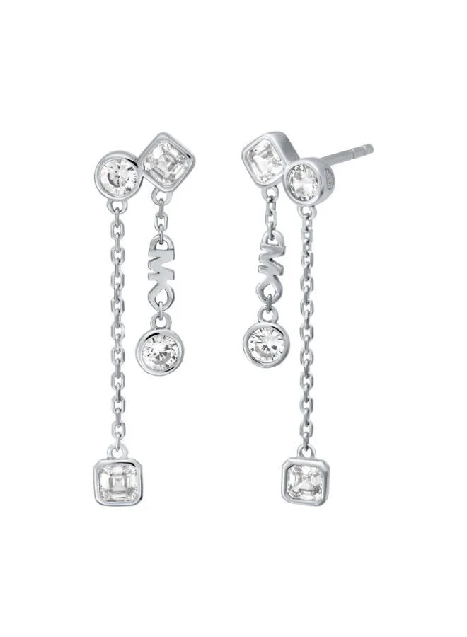 Base Metal Drop Earrings