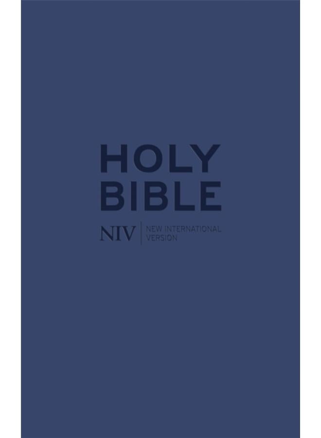 NIV Tiny Navy Soft-tone Bible with Zip