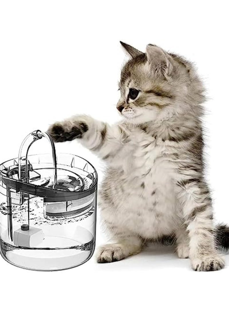 Queens Automatic Cat Water Fountain with Stainless Steel Design - Ensuring Fresh, Clean Water for Your Feline Companion - Image 1