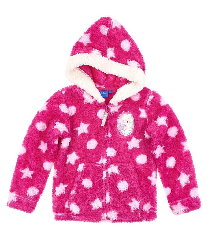 Disney frozen fleece jacket hoodie for girls by kids TV - Image 1