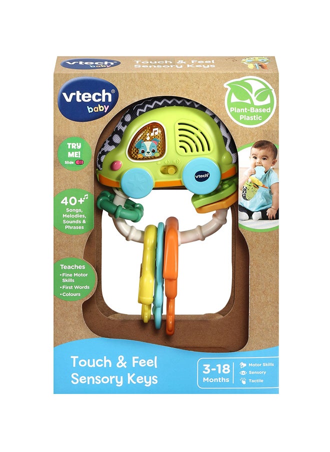 vtech - Touch And Feel Sensory Keys, Interactive And Developmental Toy With Sounds And Music, For Boys And Girls, Suitable For Ages 3 Months+ - Image 1