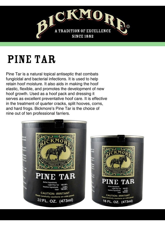 Bickmore Pine Tar 32Oz  Hoof Care Formula For Horses - Image 4