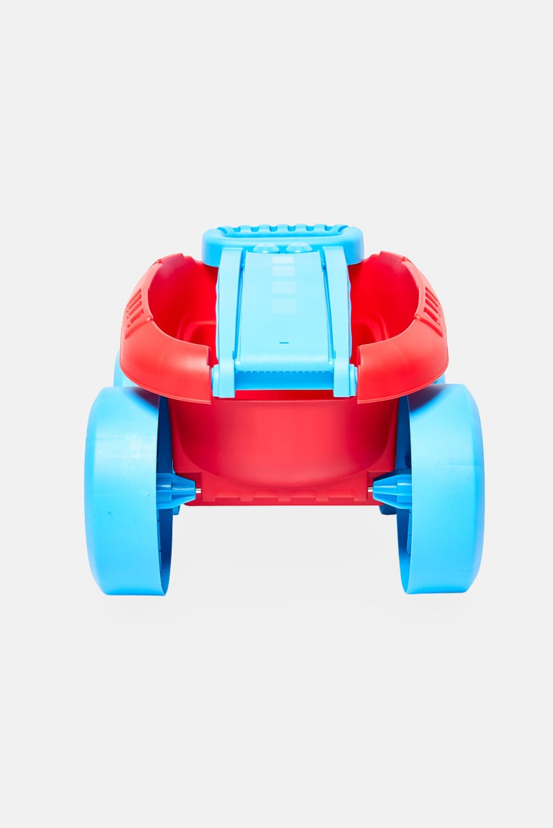 New Boy Baby Handcart With 32 Colorful Building Blocks - Image 2