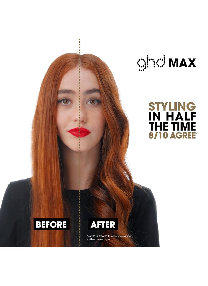 ghd ghd Max Styler  2 Flat Iron Hair Straightener  Professional Wide Ceramic Plates Hair Styling Tool for Long Thick and Curly Hair  - Image 3