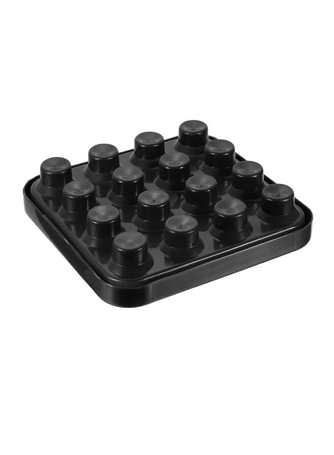 ZYAMY Black Plastic Billiard Carrying Tray - Store 16 Balls - Full Set of Standard Size Billiard Balls - 2-1/4 inch Size - Image 3