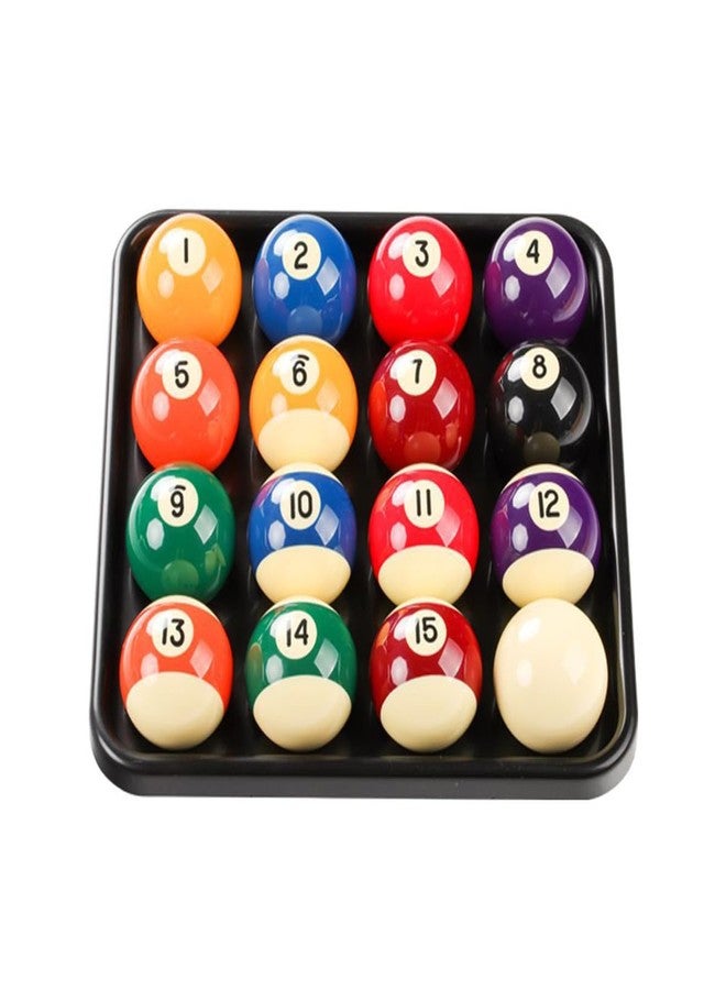 ZYAMY Black Plastic Billiard Carrying Tray - Store 16 Balls - Full Set of Standard Size Billiard Balls - 2-1/4 inch Size - Image 5