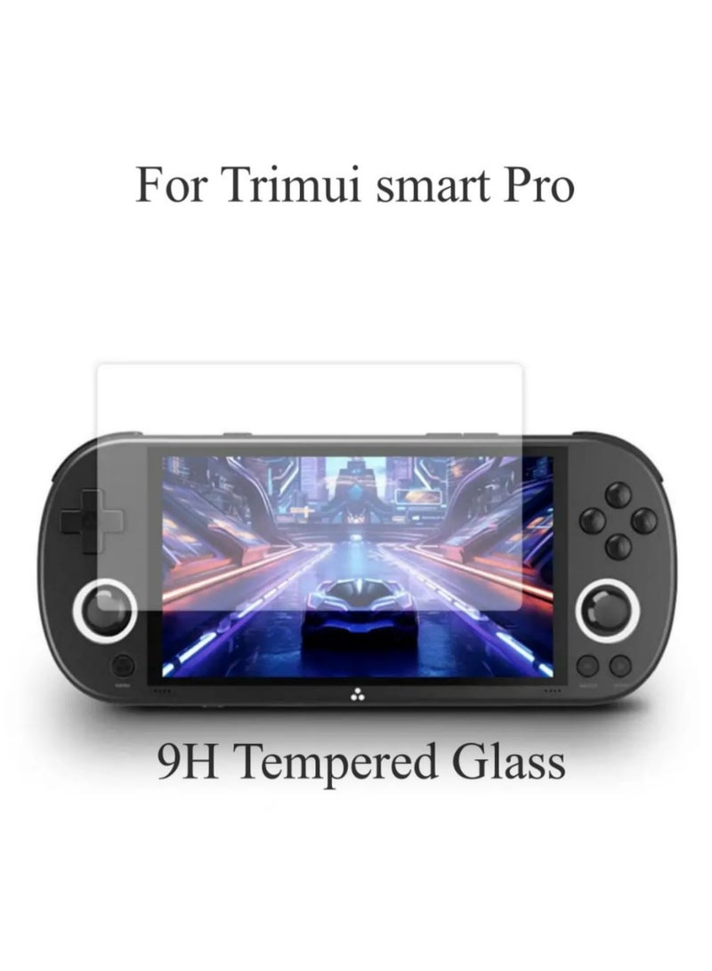 قطعة واحدة واقي شاشة من الزجاج المقسّى ضد الخدش لجهاز ألعاب Trimui Smart Pro، طبقة حماية خاصة من الزجاج بصلابة 9H، ملحقات ألعاب. - Image 4
