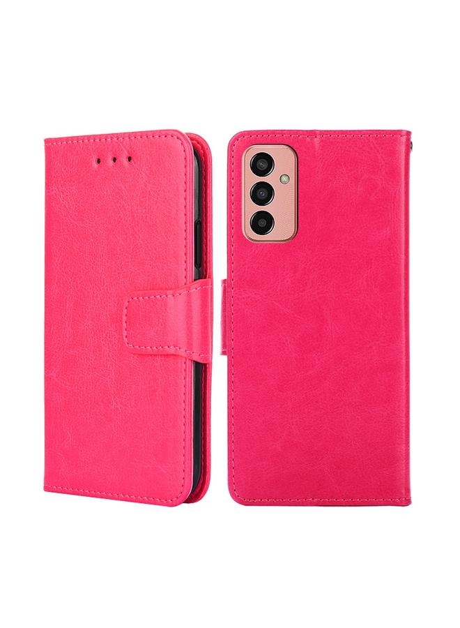 S-TOP Case For Samsung Galaxy M13 Crystal Texture Leather Phone Case - Image 1
