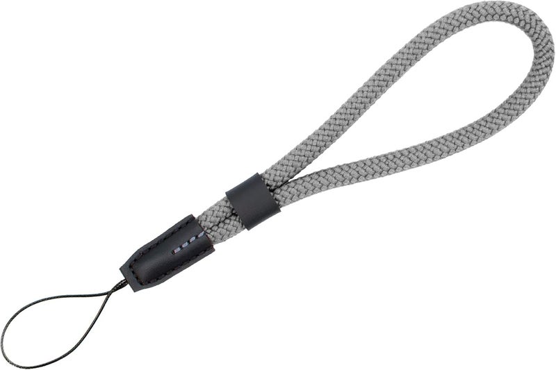 VKO Soft Camera Wrist Strap, Rope Hand Strap for Point-and-Shoot, Mirrorless, Small Cameras - Grey - Image 1