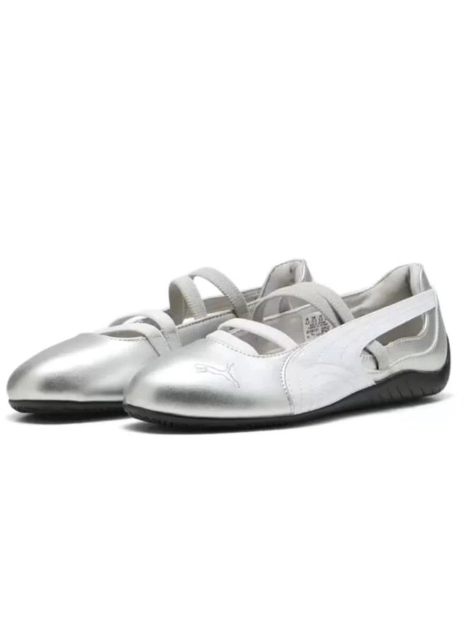 PUMA Chaussons de ballet Speedcat pour femmes - Argent brillant - Chaussures confortables et élégantes - Image 3