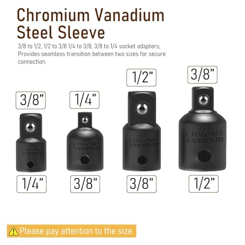 Serplex® 4pcs Socket Adapter and Reducer Set Professional Corded Impact Drill GSB 13 RE (240V, 600W, incl. Depth stop 210 mm - Image 2