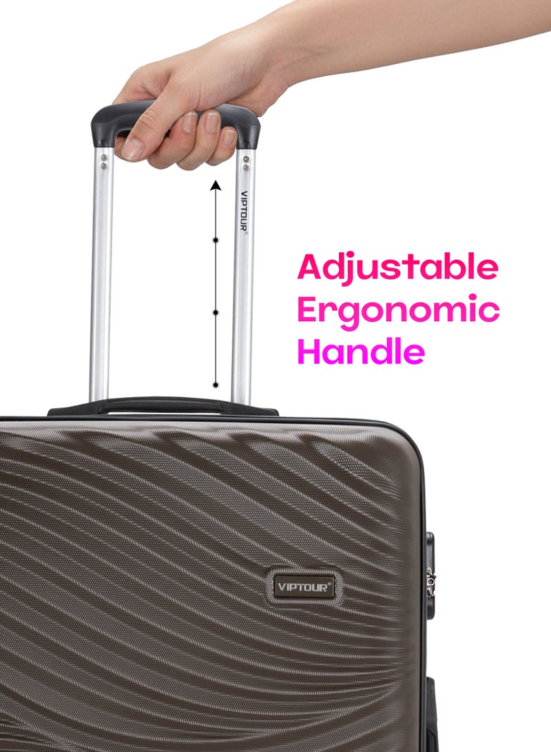 فيبتور مجموعة من 4 حقائب سفر بعجلات ABS مع قفل رقم 20،24،28،32 بوصة - Image 5