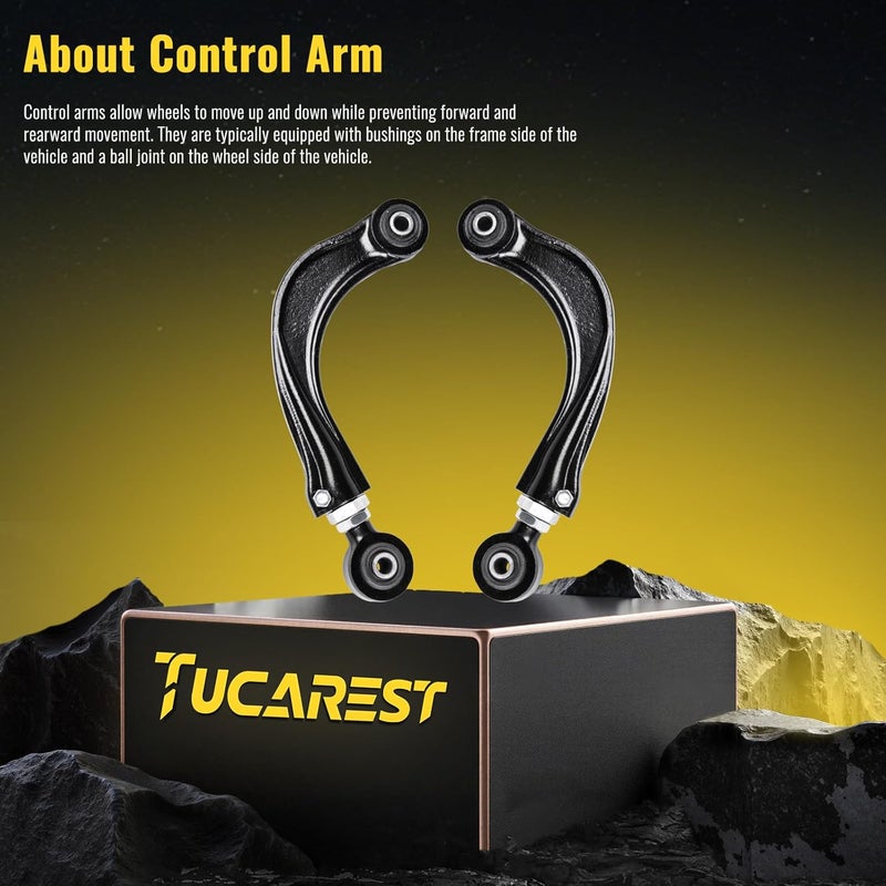 TUCAREST 2Pcs K100002 Rear Upper Control Arm Assembly for Ford, Mazda, and Volvo - Image 3