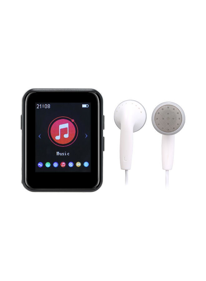 NIBEMINENT Bluetooth MP3 Full Touch Screen Music Player V6555 Black - Image 1