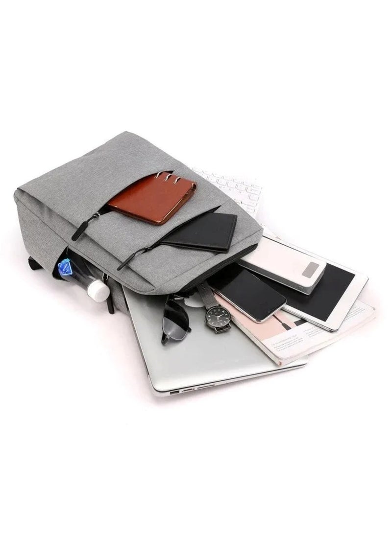 هويتك حقيبة سفر متعددة الوظائف مقاومة للماء ذات سعة كبيرة للمدرسة والاستكشاف في الهواء الطلق، رمادي فاتح - Image 2