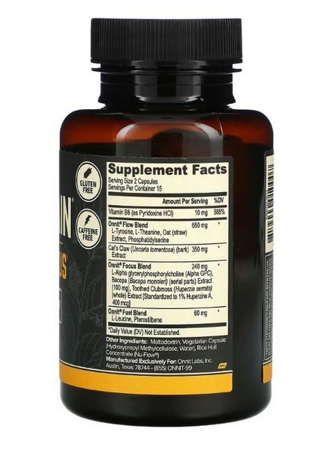 أونيت Alpha Brain Memory and Focus 30 Capsules - Image 2