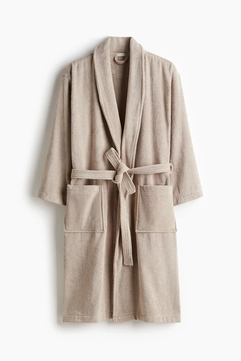 H&M Cotton terry dressing gown