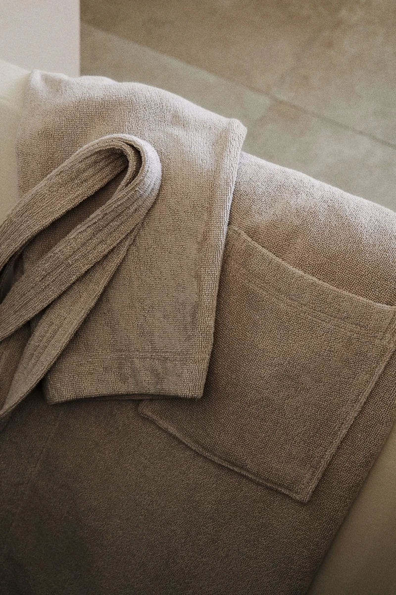 H&M Cotton terry dressing gown