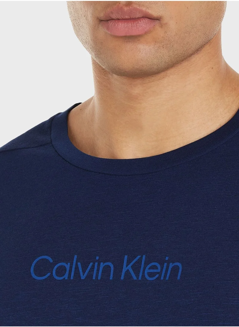 CALVIN KLEIN Logo Crew Neck T-Shirt