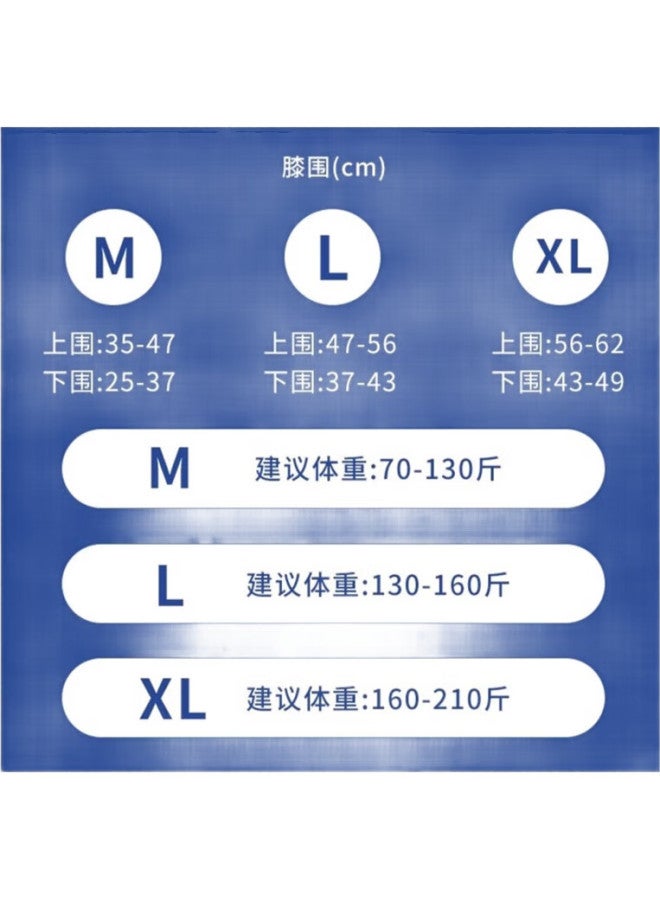 VEIDOORN Weidong Sports Meniscus Knee Basketball Football Knee Brace Joint Protector Strap Detachable V7741 Black-Gray L Single Piece - Image 2