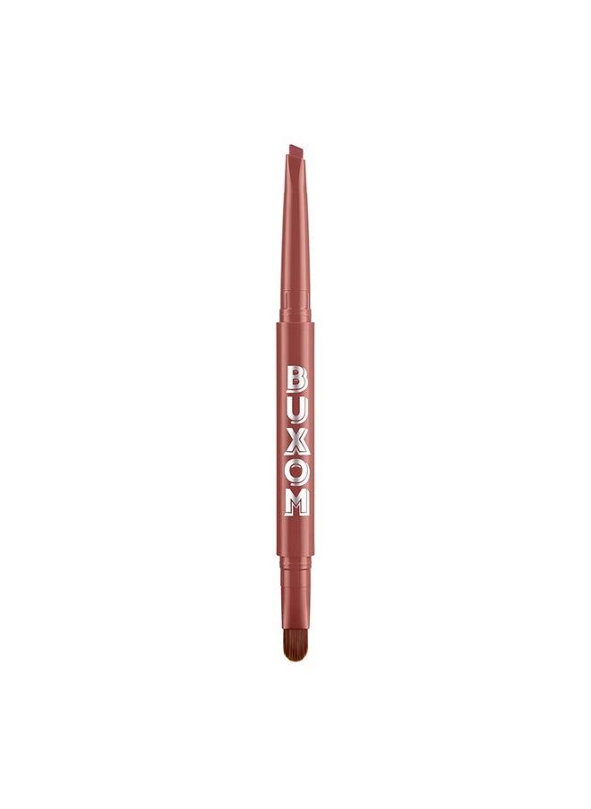 BUXOM Power Line Plumping Lip Liner Long Lasting And Retractable Lip Liner Moisturizing With Peptides And Vitamin E For Plump Cruelty Free  - Image 2
