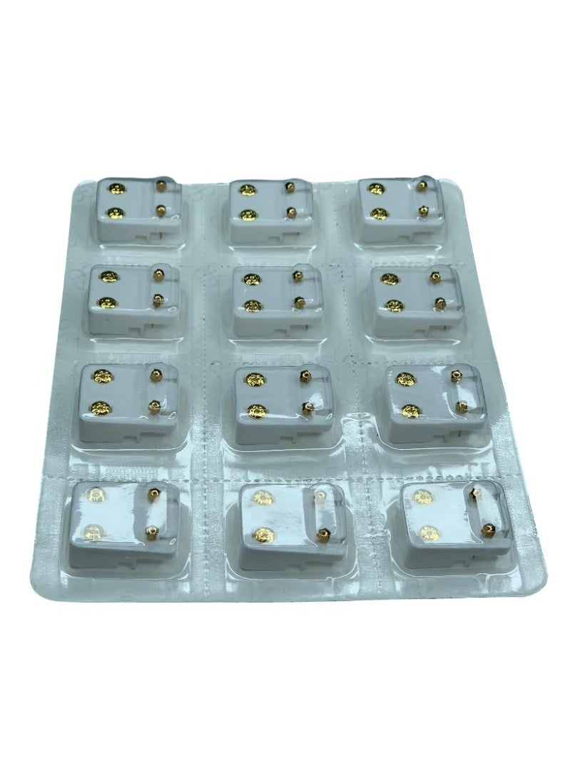 Influence Germany Golden Star Stud Earrings – 12 Pairs Multipack - Image 2