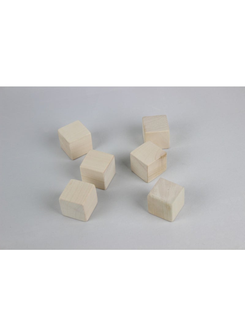 aliwooden 6 Piece Natural Small Cube (3.2 Cm) - pzsku/Z28BFD4C90A9D01906C90Z/45/_/1725536332/20bb1c44-fd2f-4285-9779-3e41c537b5e0