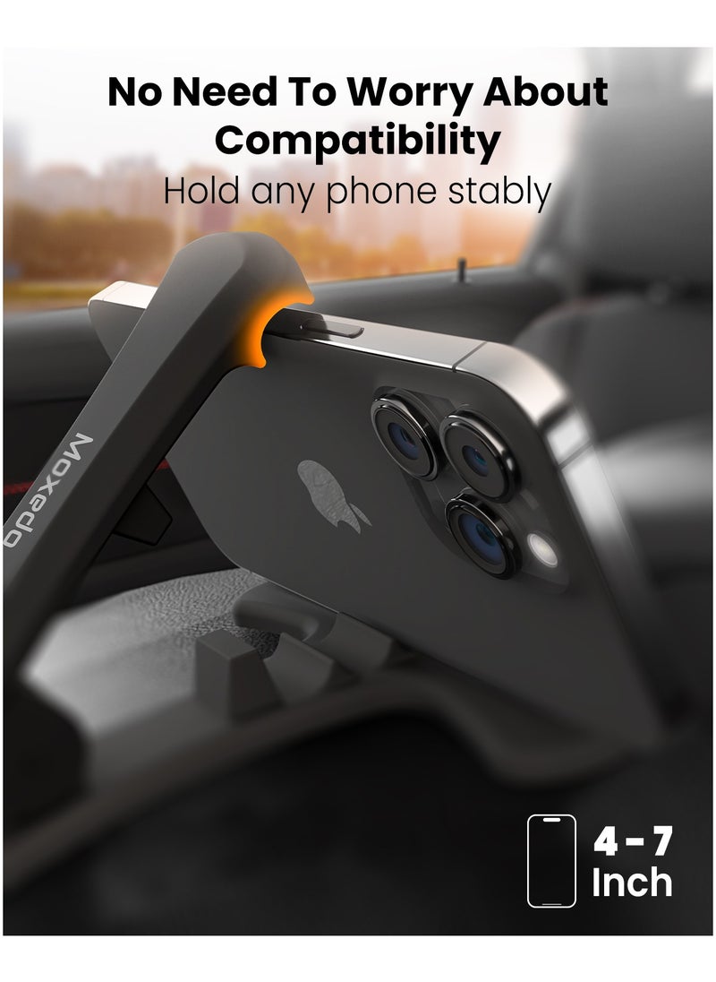 Moxedo Moxedo Universal Car Phone Holder Bendable Phone Mount Suitable for Various Dashboard for Curved and Flat Surface Compatible for iPhone, Samsung & All Phones  - Image 4
