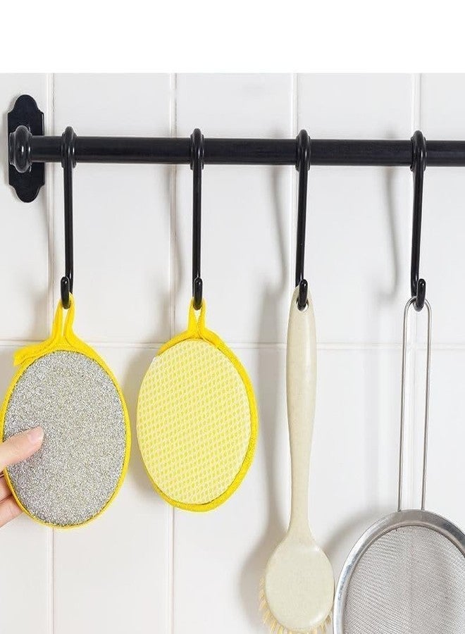 Sutroku 2 in 1 Sponge Dish Scrubber Double Side dishwashing Scrubber pan Pot wash sponges for Kitchen (4) - Image 2