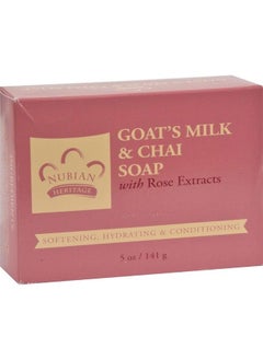 Nubian Heritage Bar Soap Goat's Milk and Chai - 5 oz 