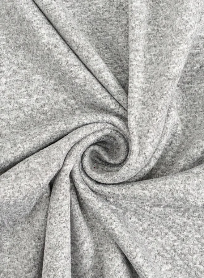 Take Two Grey Bow Print Mini Polo T-Shirt Dress with Short Sleeves