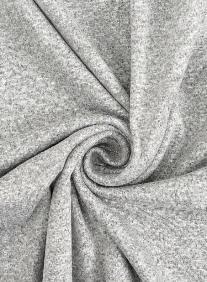 Take Two Grey Bow Print Mini Polo T-Shirt Dress with Short Sleeves - Image 2